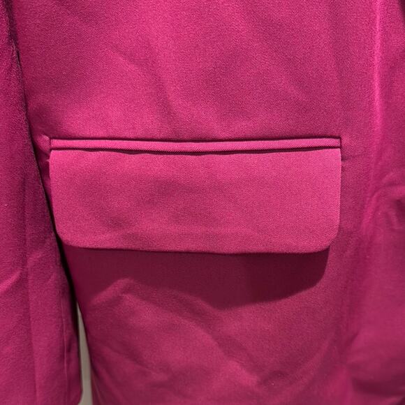 Band of the Free NWT lined Vibrant Pink Oversized Blazer with shoulder Pads. - Picture 2 of 9